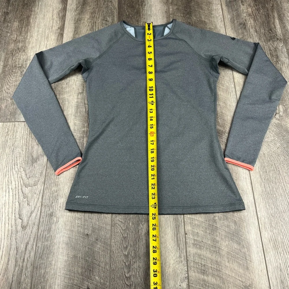 Nike Pro Grey Long‎ Sleeve Top